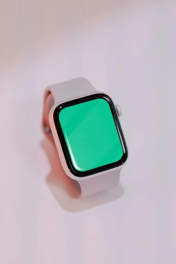 Modern Smartwatch with Green Display