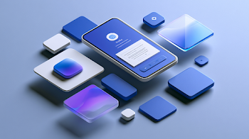 Modern Social Media App Interface Mockup