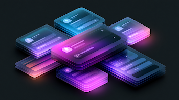 Modern Social Media App Profile Interface Mockup