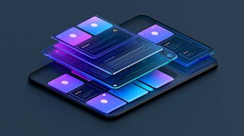 Modern Social Media App Profile Interface Mockup