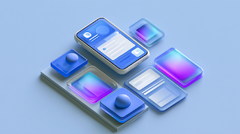Modern Social Media Mobile App Interface Mockup