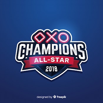 Modern sports logo template with flat design Free Vector