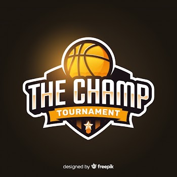 Modern sports logo template with flat design Free Vector