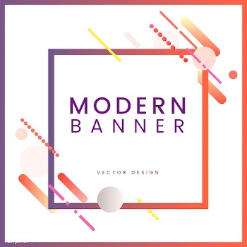 Modern square banner in colorful frame illust.. | Free stock vector - 513376
