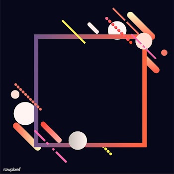 Modern square banner in colorful frame illust.. | Free stock vector - 513408