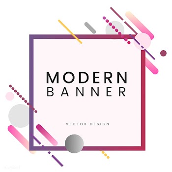 Modern square banner in colorful frame illust.. | Free stock vector - 513433