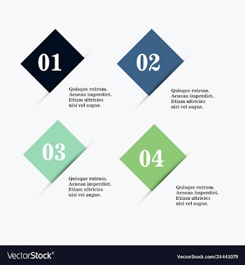 Modern strips infographics 10 options banner for vector image