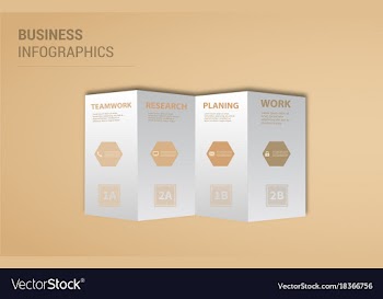 Modern strips infographics different options vector image