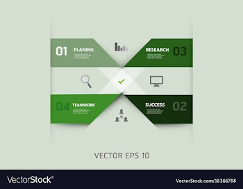Modern strips infographics different options vector image