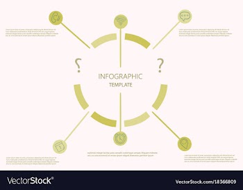 Modern strips infographics different options vector image