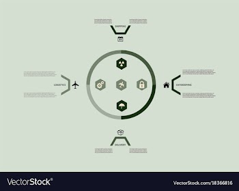 Modern strips infographics different options vector image