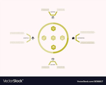 Modern strips infographics different options vector image