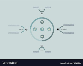 Modern strips infographics different options vector image