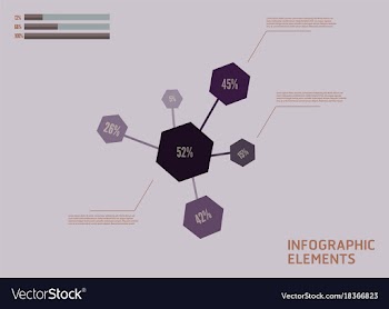 Modern strips infographics different options vector image