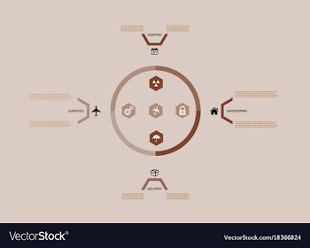 Modern strips infographics different options vector image