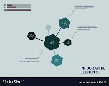 Modern strips infographics different options vector image