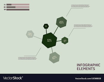 Modern strips infographics different options vector image