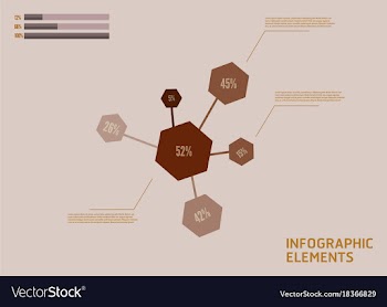 Modern strips infographics different options vector image