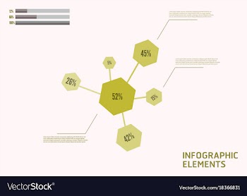 Modern strips infographics different options vector image