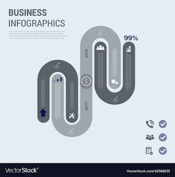 Modern strips infographics different options vector image