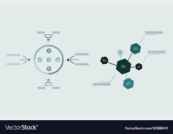 Modern strips infographics different options vector image
