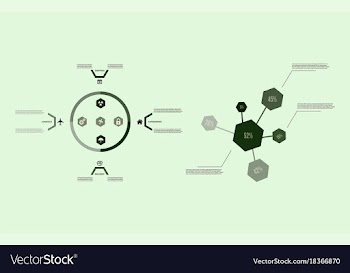Modern strips infographics different options vector image