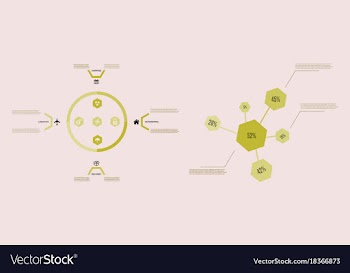 Modern strips infographics different options vector image
