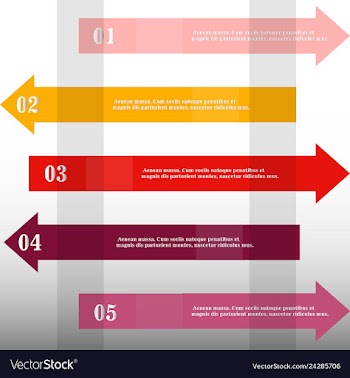 Modern strips infographics x options banner for vector image