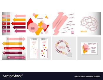 Modern strips infographics x options banner for vector image