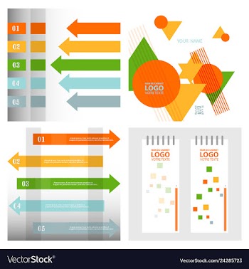 Modern strips infographics x options banner for vector image