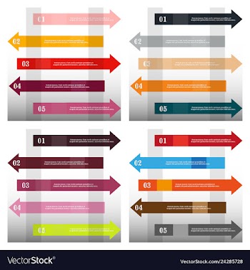 Modern strips infographics x options banner for vector image