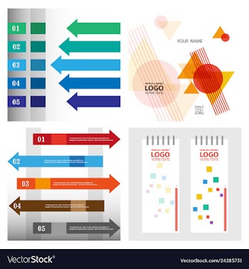 Modern strips infographics x options banner for vector image