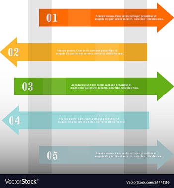 Modern strips infographics x options banner for vector image