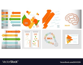 Modern strips infographics x options banner for vector image