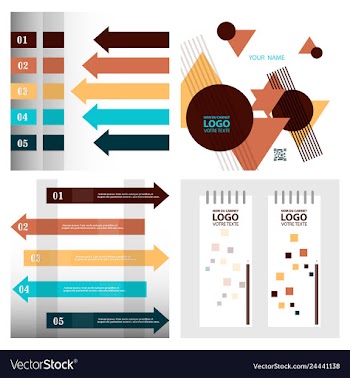 Modern strips infographics x options banner for vector image