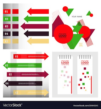 Modern strips infographics x options banner for vector image