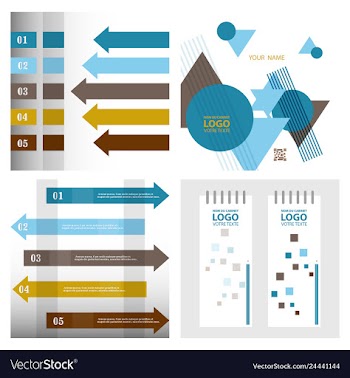 Modern strips infographics x options banner for vector image