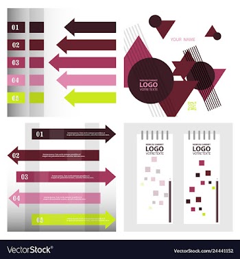Modern strips infographics x options banner for vector image