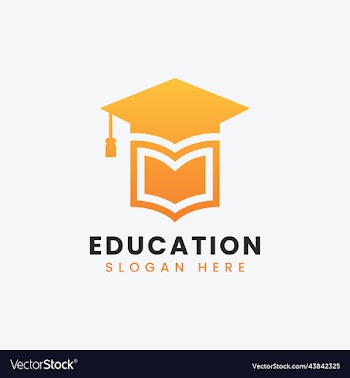modern teach learn educational logo design