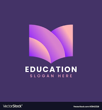 modern teach learn educational logo design