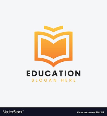 modern teach learn educational logo design