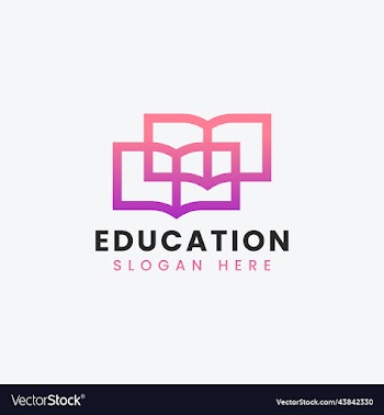 modern teach learn educational logo design