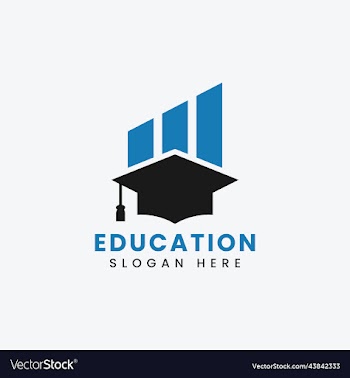modern teach learn educational logo design