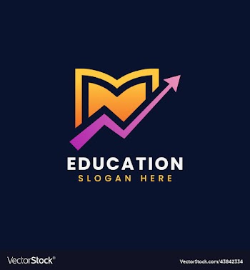 modern teach learn educational logo design