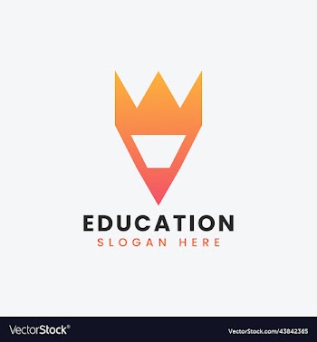 modern teach learn educational logo design