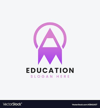 modern teach learn educational logo design