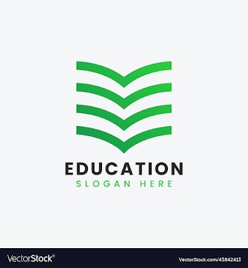 modern teach learn educational logo design