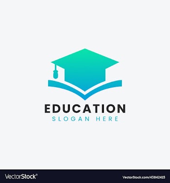 modern teach learn educational logo design