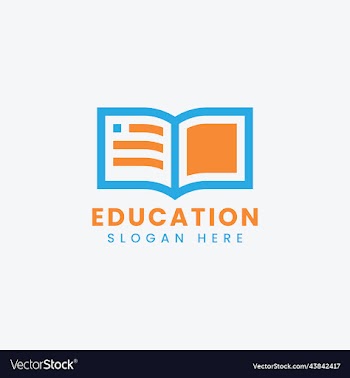 modern teach learn educational logo design