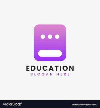 modern teach learn educational logo design